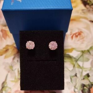Bella Luce Sterling Silver Stud Earrings